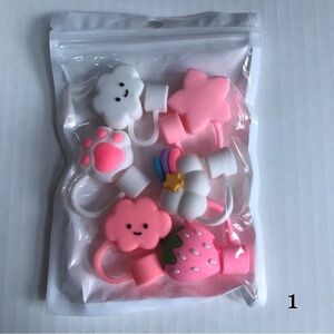 6PCS Cute Straw Cover Cap for Stanley Cup